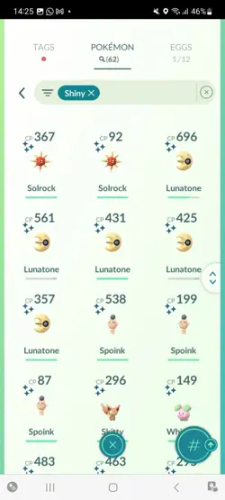 Pokemon Go (Stage 24) Shiny Inkay ( 62 Shinys ) Reduced !!! - Image 5