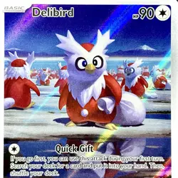Delibird - Pokemon TCG - Mega Evolution - 152/132 - ILLUSTRATION RARE ~ NM - Image 1