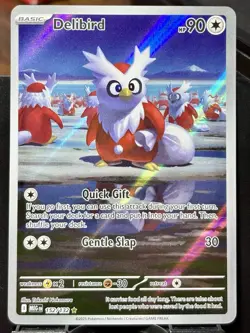 Delibird - Pokemon TCG - Mega Evolution - 152/132 - ILLUSTRATION RARE ~ NM - Image 3