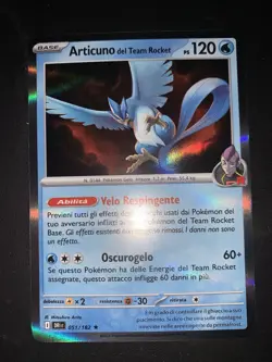 Carta Pokemon Articuno Team Rocket Rivali Predestinati Ita Italiano 051/182 - Image 1