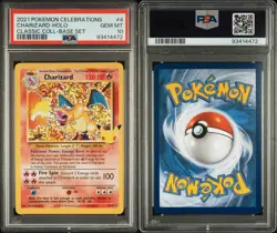 2021 Pokemon Celebrations Charizard Holo Rare 4/102 PSA 10 GEM MINT 💎 - Image 2