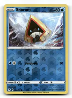 Snorunt 034/159 - Crown Zenith Reverse Holo - Pokemon Card NM/M - Image 1