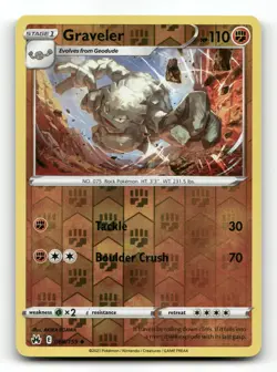 Graveler 068/159 - Crown Zenith Reverse Holo - Pokemon Card NM/M - Image 1