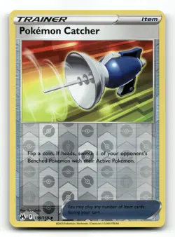 Pokemon Catcher 138/159 - Crown Zenith Reverse Holo - Pokemon Card NM/M - Image 1