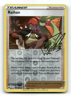 Raihan 140/159 - Crown Zenith Reverse Holo - Pokemon Card NM/M - Image 1