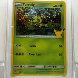 2021 POKEMON MCDONALD'S COLLECTION #4/25 TURTWIG HOLO - PSA 9 MINT - Image 4