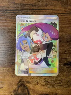 Pokemon Hidden Fates Jessie and James 2019 Full Art Trainer Supporter 68/68 NM - Image 1