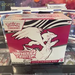 Pokemon White Flare Elite Trainer Box ETB Reshiram TCG Factory Sealed New - Image 1