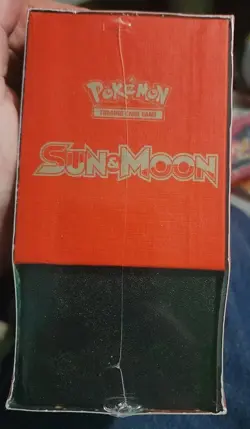 Pokemon Sun & Moon Base Solgaleo ETB Elite Trainer Box Sealed Minor Tear on Top - Image 3