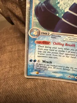 Walrein ex 99/108 Power Keepers Holo Ultra Rare Pokemon TCG - Image 5