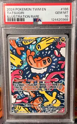 Tatsugiri 186/167 Sv06: Pokemon Twilight Masquerade Holo Graded PSA 10 - Image 1