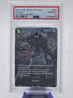 2025 One Piece OP10-082 Royal Blood Kuzan Alternate Art - PSA 10 - Image 1