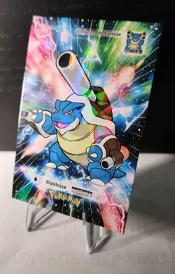 Pokemon Card Database 2 Cracked Ice Holo Blastoise 009 Near Mint - Image 1