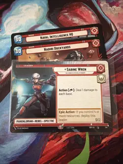 Sabine Wren Star Wars Unlimited Card Deck Lot Custom Playable - Image 2