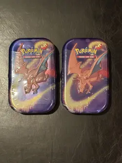 (2) Pokemon TCG Kanto Power Mini Tin Charizard (L24) Brand New Sealed - Image 1