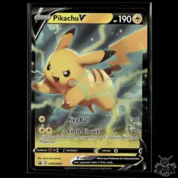 Pikachu V SWSH063 SWSH: Sword & Shield Promo Cards NM Pokemon - Image 1