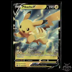 Pikachu V SWSH063 SWSH: Sword & Shield Promo Cards NM Pokemon - Image 1