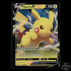Pikachu V SWSH061 SWSH: Sword & Shield Promo Cards NM Pokemon - Image 1