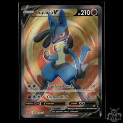 Lucario V SWSH213 SWSH: Sword & Shield Promo Cards NM Pokemon - Image 1