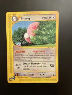 Blissey 6/147 Aquapolis Non Holo Rare Pokemon Card - Image 1