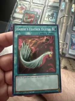 | Yugioh Harpie's Feather Duster EGS1-EN022 1st Edition Super Rare NM/VLP 🔥 | - Image 1