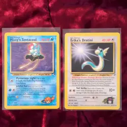 ​WotC POKEMON GYM HEROES LOT - 40 Cards 2000 Misty, Sabrina, Lt. Surge - Image 1