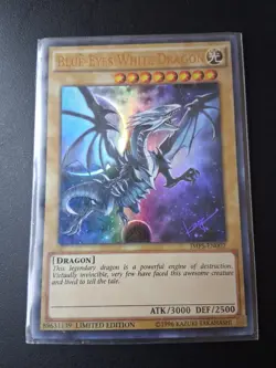 Yugioh Blue-Eyes White Dragon JMPS-EN002 Ultra Rare Limited Edition LP - Image 4
