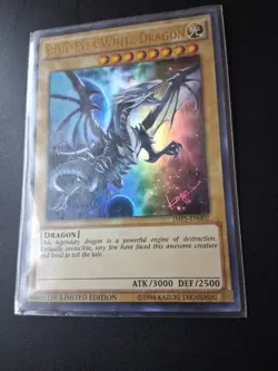 Yugioh Blue-Eyes White Dragon JMPS-EN002 Ultra Rare Limited Edition LP - Image 5