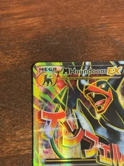 Pokemon Card M Houndoom EX 154/162 Ultra Rare Full Art Holo Breakthrough 2015 - Image 2