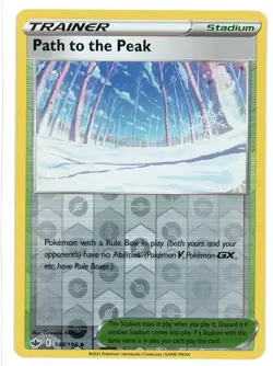 Path to the Peak Reverse Holo 148/198 Chilling Reign Pokemon Card - Image 1