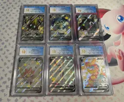 Pokemon Shining Fates CGC 10 Pristine Lot of 6 Shiny Vault Cards - Image 1