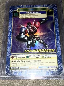 Digimon Digi-Battle Series 6 Hiandromon BO-297 Holo Foil! Card - Image 4