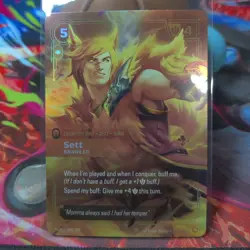 Sett – Brawler 164/298 Origins – NM/M Epic – Riftbound TCG - Image 1