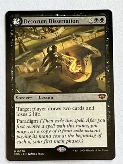 Decorum Dissertation Secrets of Strixhaven #78 Mythic - Image 1