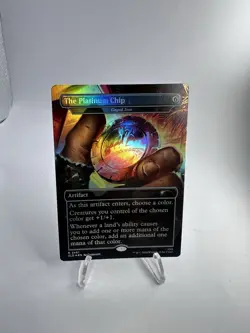 The Platinum Chip - Caged Sun Fallout Secret Lair Drop Foil Near Mint - Image 1