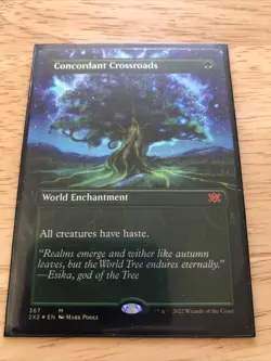 MTG Concordant Crossroads Double Masters 2022 367 Foil Borderless - Image 1