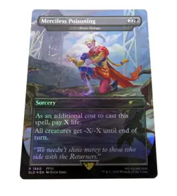 Merciless Poisoning Toxic Deluge Rainbow Foil FINAL FANTASY Secret Lair MTG - Image 1
