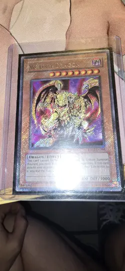 YuGiOh Victory Dragon RP02-EN098 Secret Rare Retro Pack 2 HOLOBLEED Foil Bleed - Image 3