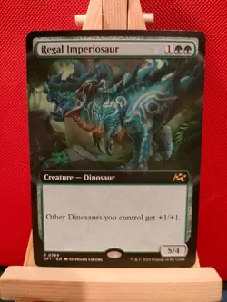 Regal Imperiosaur (Extended Art) - Aetherdrift - Rare - NM - MTG - Image 1