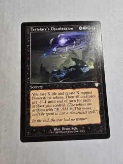 Terisiare's Devastation (Retro Frame) Commander: the Brothers' War Regular - Image 1