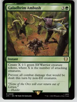 Galadhrim Ambush Commander: The Lord of the Rings 38 MTG NM - Image 1