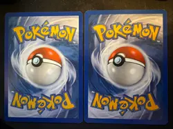 Water Type Pokemon- Pelipper 21/107 & Feebas 61/101 VINTAGE! TOMOKAZU KOMIYA - Image 2