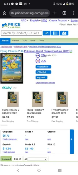 Flying Pikachu V 006/025 2022 Pokemon World Championships - Image 4
