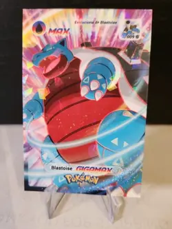 Pokemon Card Database 2 Cracked Ice Holo Gigamax Blastoise #009 Near Mint - Image 2