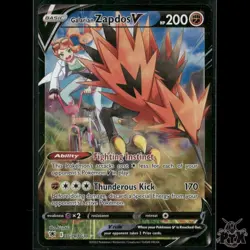 Galarian Zapdos V TG19/TG30 SWSH10: Astral Radiance Trainer Gallery HP Pokemon - Image 1