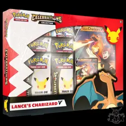 Lance's Charizard V Celebrations Collection Box Factory Sealed Pokemon - Image 1