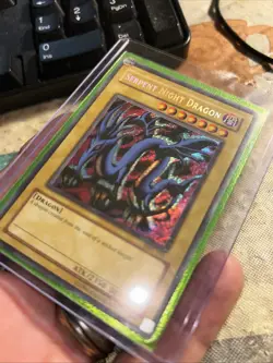 YUGIOH SERPENT NIGHT DRAGON MRL-103 CARD SECRET RARE - Image 3