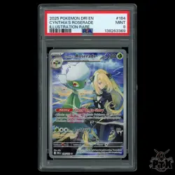 Roserade #184/182 PSA 9 Destined Rivals Pokemon - Image 1
