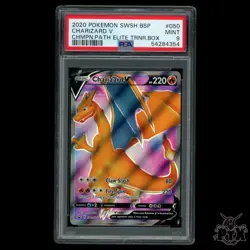 Charizard V SWSH050 PSA 9 Sword & Shield Promo Pokemon - Image 1