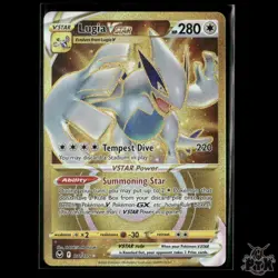 Lugia VSTAR (Secret) 211/195 SWSH12: Silver Tempest NM Pokemon - Image 1